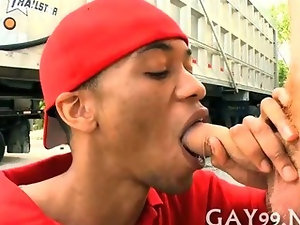 Wild interracial gay sex