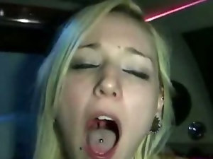 Things gets nasty hot inside the limo and ends up in an awesome orgy