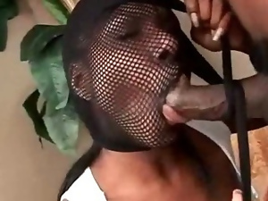 Innocent Afro Slut Sucking Big Dick