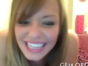 Asshole of girl is fucked