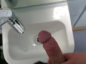 Cumming in public toilets