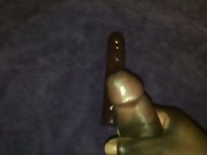 Big Load on Fake penis