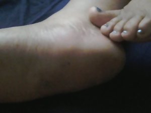 filthy ebony feet