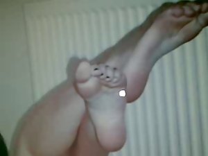 Adorable cum tribute to Barborka lovely feet