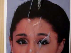 Ariana Grande Splattered in Cum