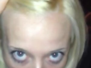 Blond with beauteous eyes cocksmokes