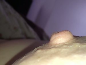 pinching on the wifes nipple