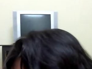 Attractive Sensual indian Goa Prostitute Cock sucking & Talking On Phone In Hindi
