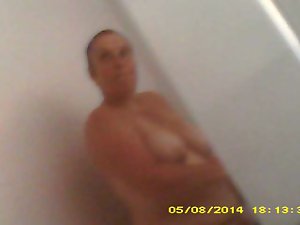 Candid video of better half in shower