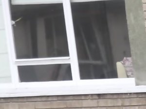 Neighbor&#039;s morning sex 1 - Window