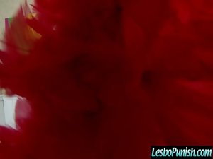 Luscious Lewd Babe Get Rough Toy Punished By Mean Lezzy vid-27