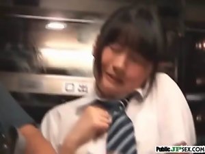 Filthy Sensual japanese Young lady Get Crazy Public Wild Sex clip-26