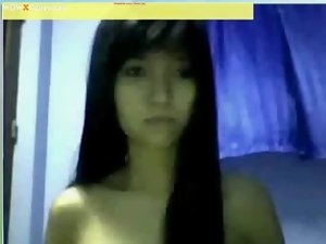 19 Year Aged Bony Thai Lass With Enormous tits Webcam