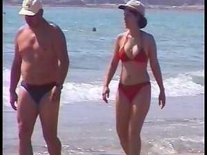 candid beach compilation