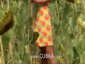 Outdoor hungarian masturbation in fields