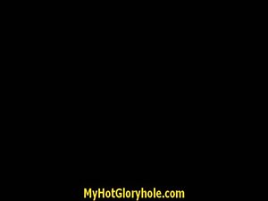 Sexual chick exposes her dick sucking skills at gloryhole 12