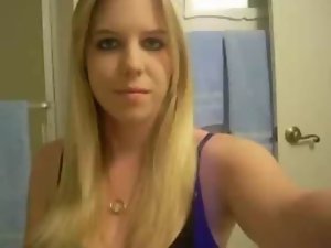Attractive American Saucy teen Makes A Masturbation Sextape For Her Bf