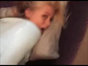 Amateur Blond Creampied on Natural Homemade