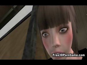 Two sexual 3D dirty ladies getting watched masturbating