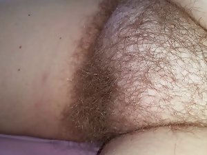i found the 8&#039;&#039; strand of pubic hair on her hirsute twat
