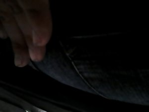 Touching butt jeans ciber