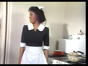 Black Maid Jeannie Gets Vintage Prick
