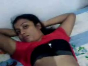 Lewd seductive indian 19 years old Couples foreplay on bed