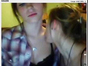 Saucy teen lesbos play with bottles