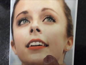 Cum tribute #6: Ashley Wagner accepts it up the nose