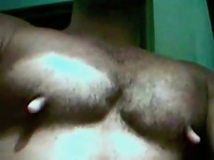 Elongated male nipples