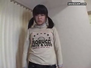 Asian Saucy teen Getting an Cool Handjob