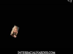 Wild interracial sex - sensual tempting blonde banged by monster 19