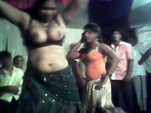 Telugu public exposing dance show