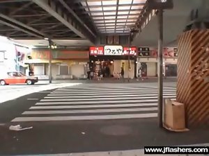Seductive japanese Flash Body In Public And Fuck Rough clip-19