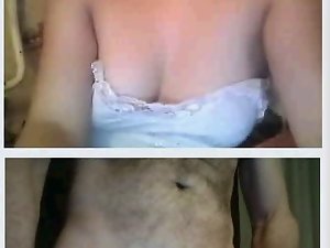 The lass is shy, but demonstrates himself to my penis on webcam