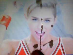 Miley Cyrus Cum Tribute Part 4