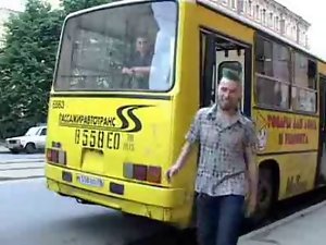 Fuck in public bus