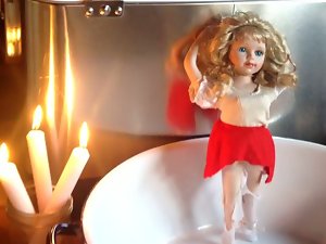teenager doll punished