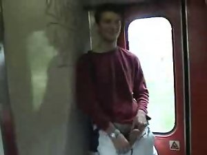 Cock sucking im Zug
