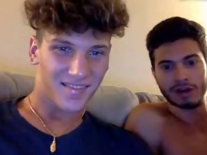 2 Good looking Italian Young men With Bubble Fit Butts Cum On Cam