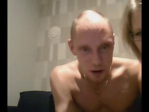 Bald Lad Fuck Attractive Blondie Solid
