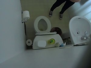 Pregnant hidden WC