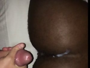 Hung White Young man Breeds Tough Ebony Naughty butt