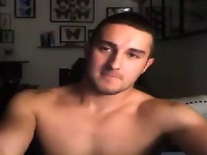 Slovakian Dapper Gay Young man Butt Lewd Positions,Cums On Cam