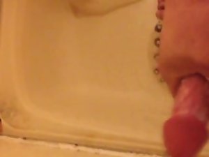 Chris Gorman squirts nut in shower