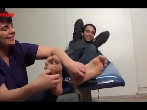 Todds Feet Tickled Exam
