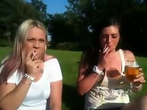 VICKY vs NIKKI in a smoking challange face off!