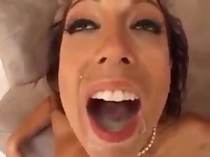Ricki White - Swallows 5 Loads Of Cum Like A Whore