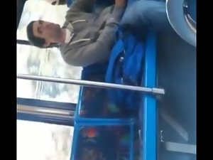 Shooting His Load On The City Bus