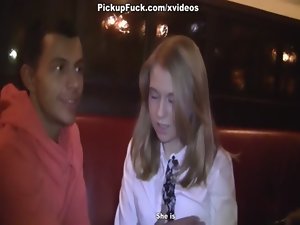 lass suck pecker for 100 euros in a cafe in front of everybody
